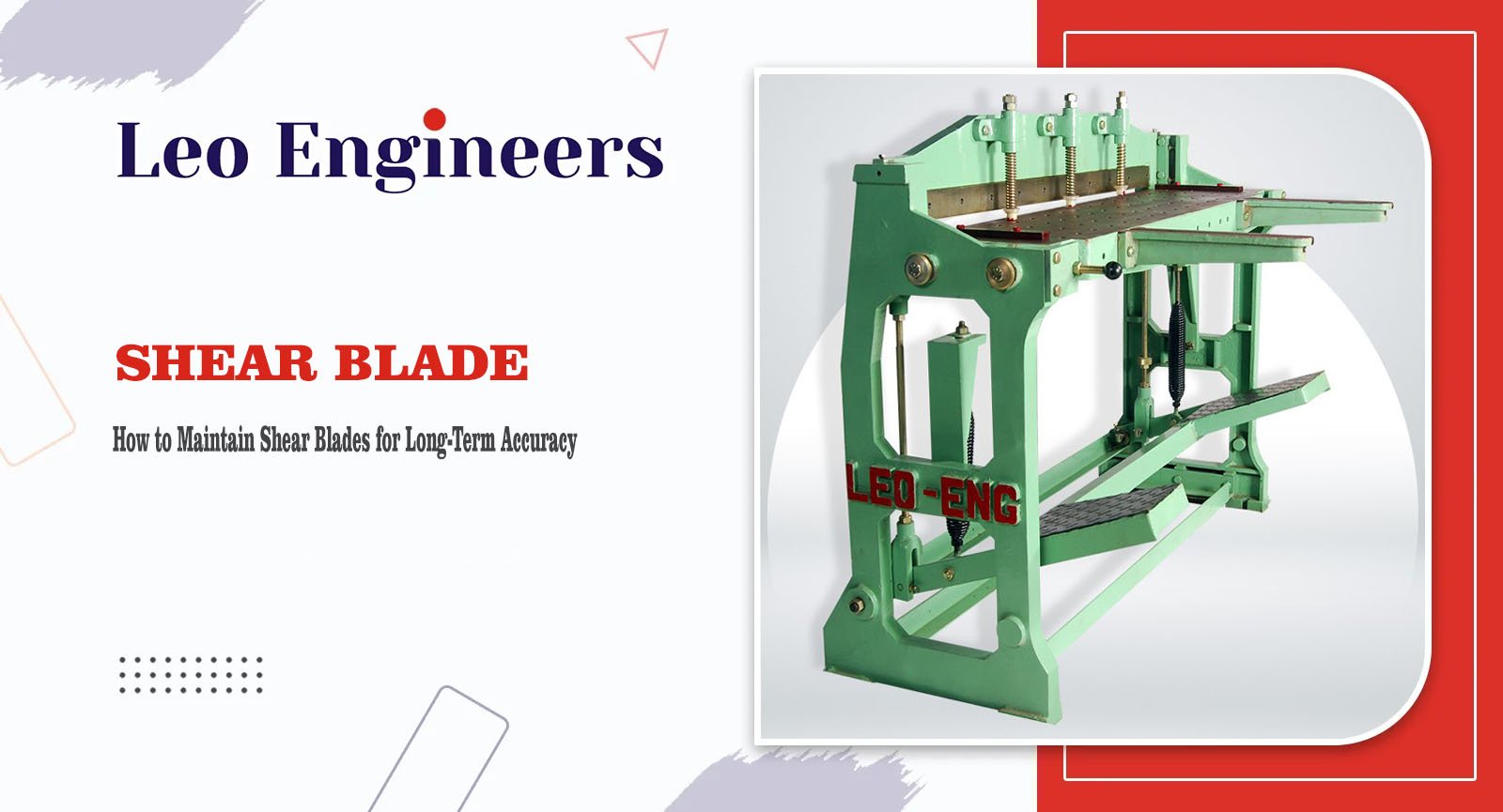 How To Maintain Shear Blade