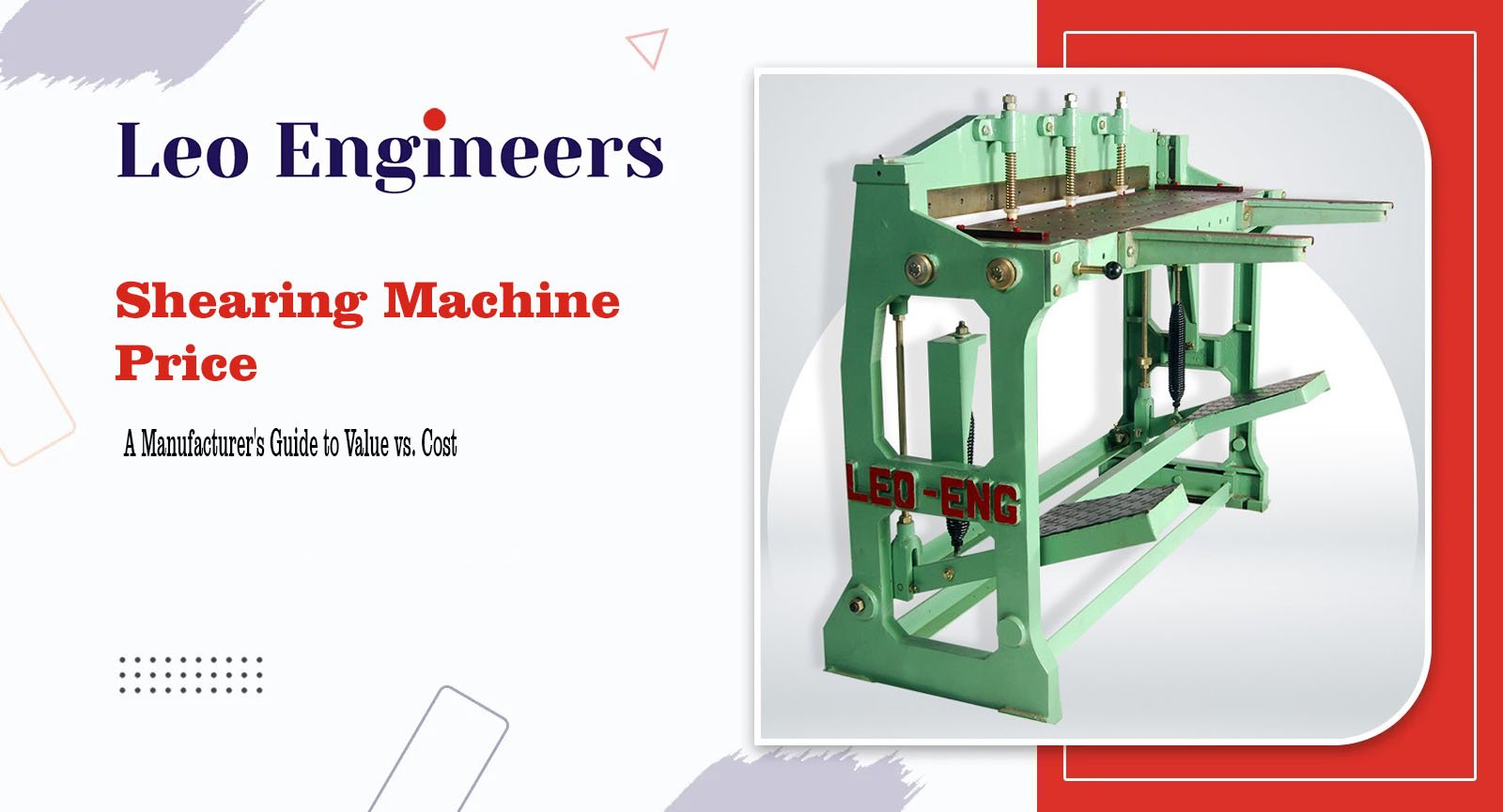 Shearing Machine Price Guide