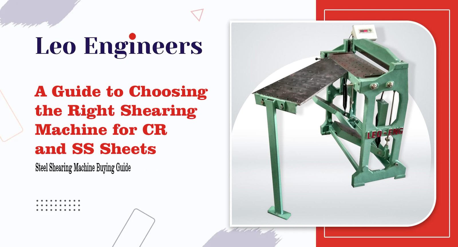 Mastering Steel Sheet Fabrication: A Guide to Choosing the Right Shearing Machine for CR and SS Sheets